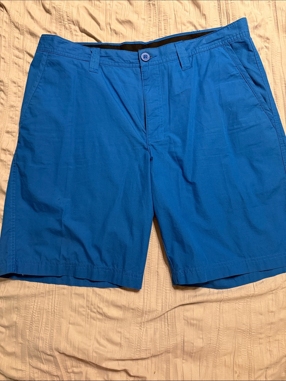 Columbia Bright Blue Flat Front Men’s Shorts